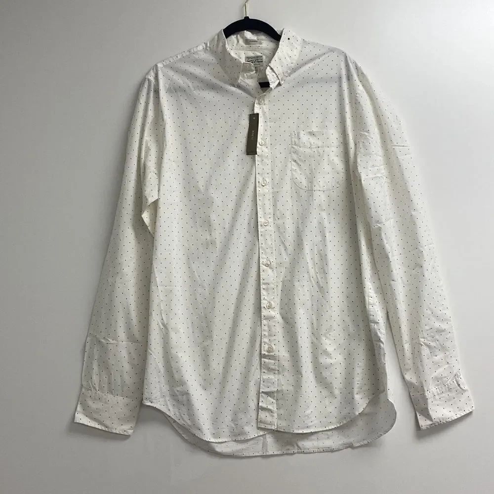 J. Crew button down polka-dot shirt item AA433*